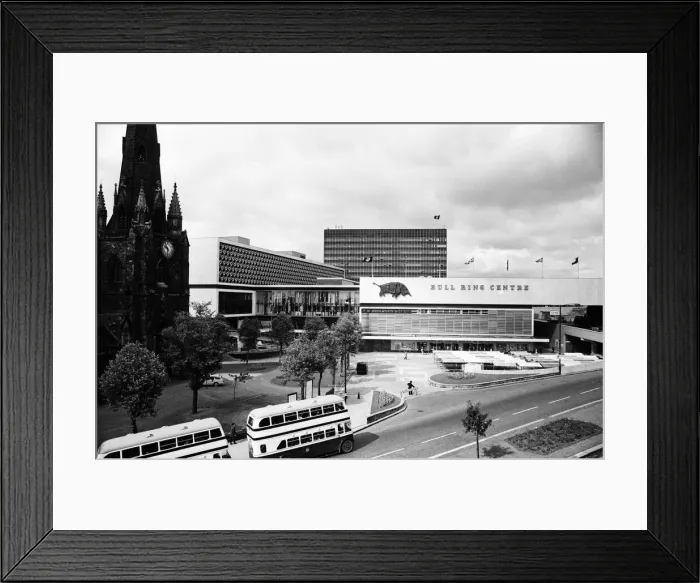 Framed Print : Bull Ring Shopping Centre, Birmingham, 10th June 1964 Framed Print : Bull Ring Shopping Centre, Birmingham, 10th June 1964