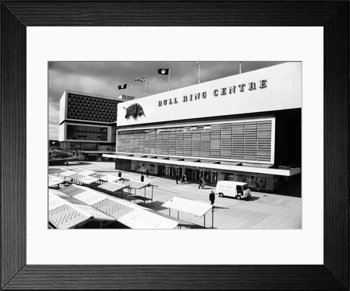 Framed Print : Bull Ring Shopping Centre, Birmingham, 10th June 1964 Framed Print : Bull Ring Shopping Centre, Birmingham, 10th June 1964