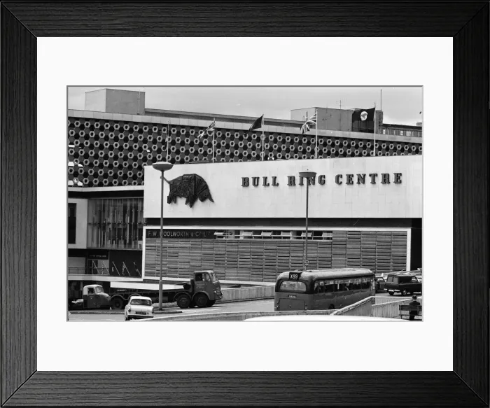 Framed Print : Bull Ring Shopping Centre, Birmingham, 10th June 1964 Framed Print : Bull Ring Shopping Centre, Birmingham, 10th June 1964