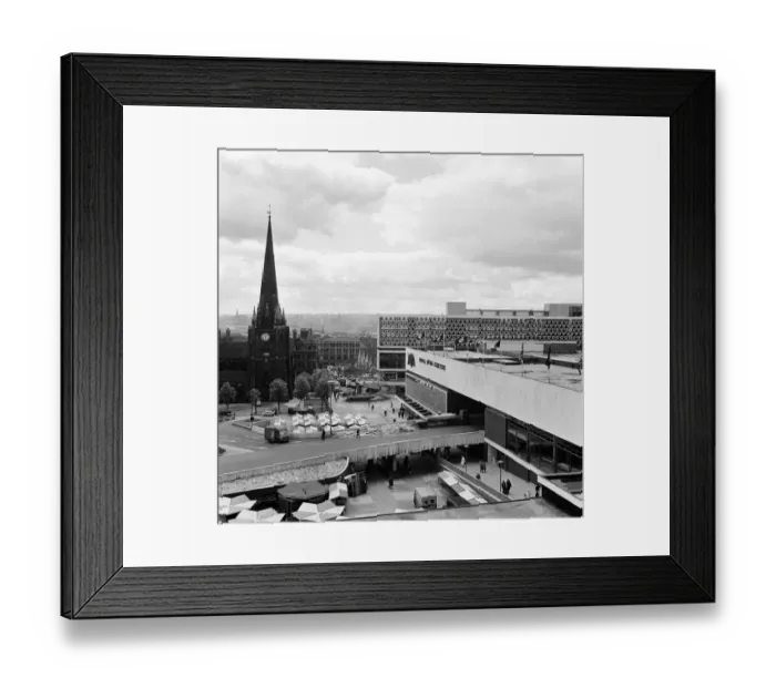 Framed Print : Bull Ring Shopping Centre, Birmingham, 10th June 1964