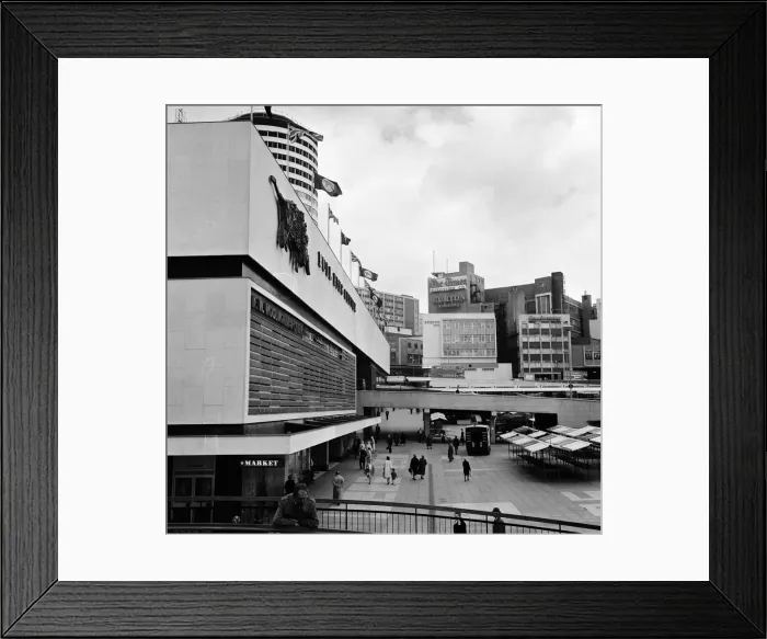 Framed Print : Bull Ring Shopping Centre, Birmingham, 10th June 1964 Framed Print : Bull Ring Shopping Centre, Birmingham, 10th June 1964