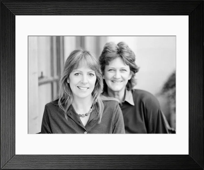 Framed Print : Penelope Wilton with Wendy Wood, who she portrays in Cry Freedom Framed Print : Penelope Wilton with Wendy Wood, who she portrays in Cry Freedom