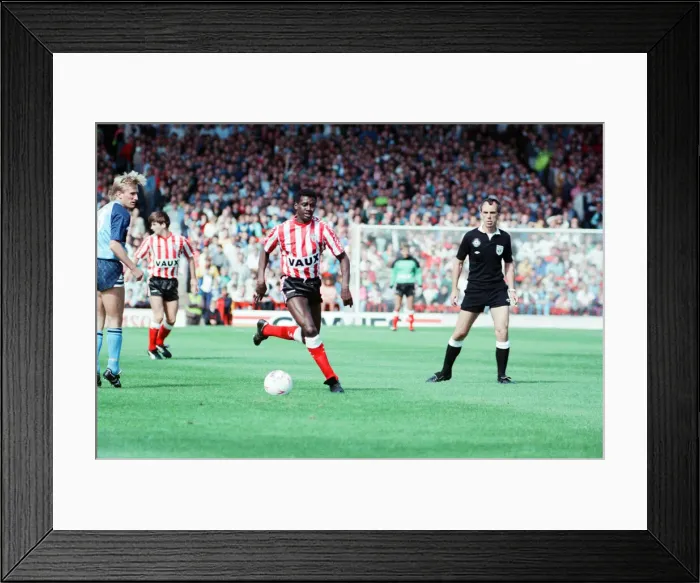 Framed Print : Sunderland 2-1 Middlesbrough, Division Two league match at Roker Park Framed Print : Sunderland 2-1 Middlesbrough, Division Two league match at Roker Park