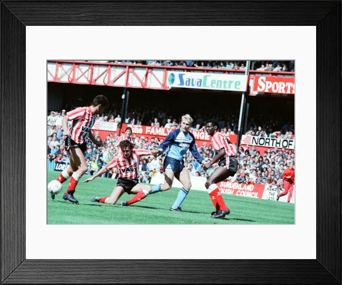 Framed Print : Sunderland 2-1 Middlesbrough, Division Two league match at Roker Park Framed Print : Sunderland 2-1 Middlesbrough, Division Two league match at Roker Park