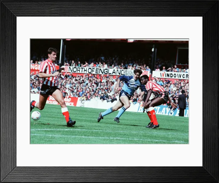 Framed Print : Sunderland 2-1 Middlesbrough, Division Two league match at Roker Park Framed Print : Sunderland 2-1 Middlesbrough, Division Two league match at Roker Park