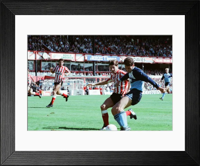 Framed Print : Sunderland 2-1 Middlesbrough, Division Two league match at Roker Park Framed Print : Sunderland 2-1 Middlesbrough, Division Two league match at Roker Park