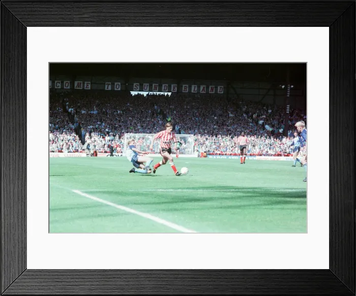 Framed Print : Sunderland 2-1 Middlesbrough, Division Two league match at Roker Park Framed Print : Sunderland 2-1 Middlesbrough, Division Two league match at Roker Park