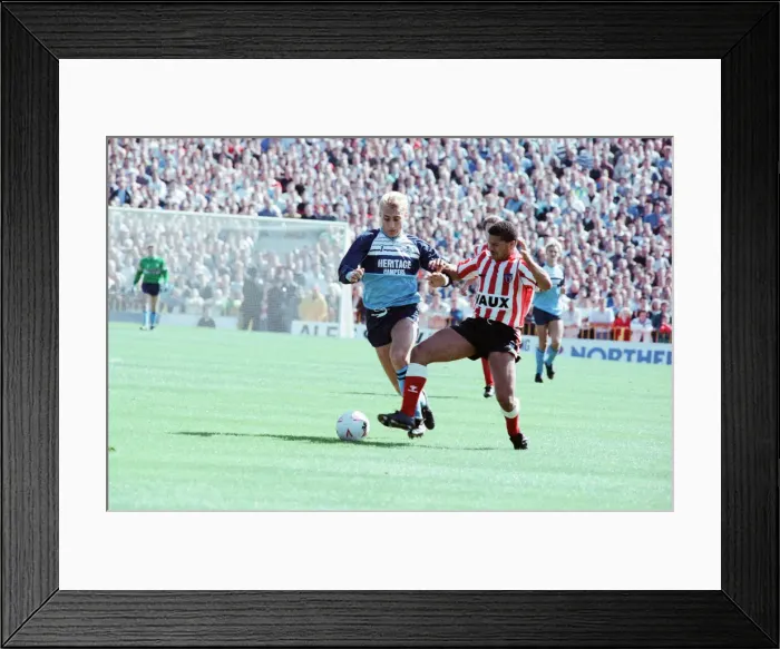Framed Print : Sunderland 2-1 Middlesbrough, Division Two league match at Roker Park Framed Print : Sunderland 2-1 Middlesbrough, Division Two league match at Roker Park