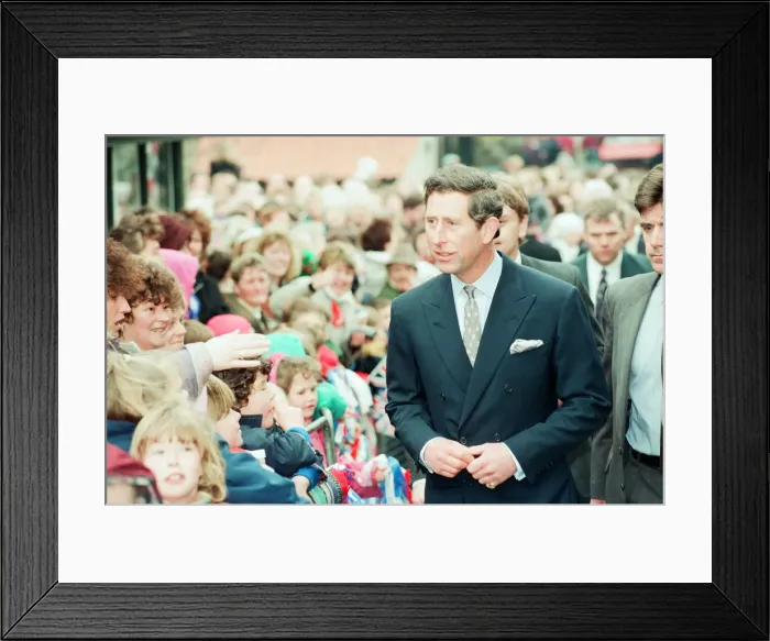 Framed Print : Prince Charles visits Loftus, Saltburn-By-the-Sea, Redcar And Cleveland Framed Print : Prince Charles visits Loftus, Saltburn-By-the-Sea, Redcar And Cleveland