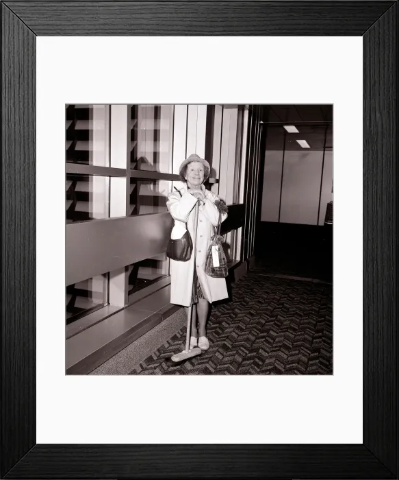 Framed Print : Gretchen Franklin - who played Ethel in the soap Eastenders May 1987 Framed Print : Gretchen Franklin - who played Ethel in the soap Eastenders May 1987