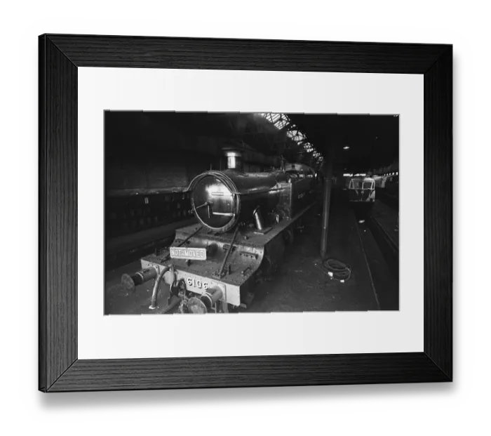 Framed Print : Great Western Railways 6100 class steam locomotive no 6106 seen here at the home