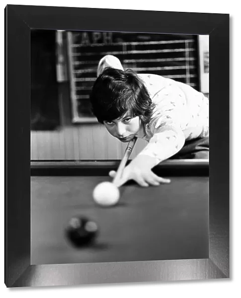 John Parrott, Snooker Player, 15th April 1978. Aged 13 years old