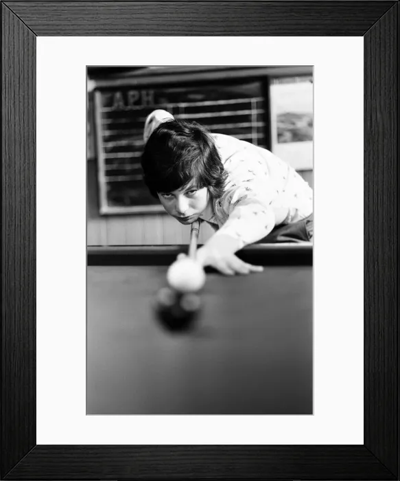 Framed Print : John Parrott, Snooker Player, 15th April 1978. Aged 13 years old Framed Print : John Parrott, Snooker Player, 15th April 1978. Aged 13 years old