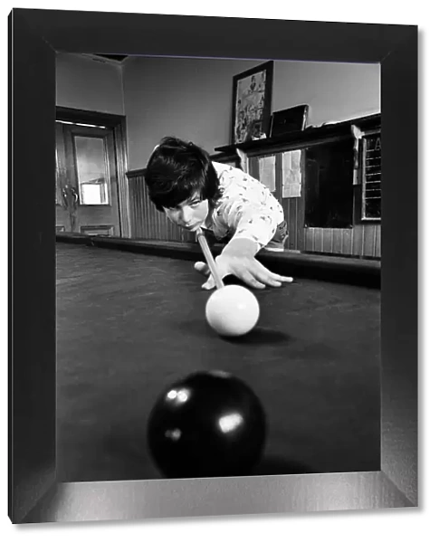 John Parrott, Snooker Player, 15th April 1978. Aged 13 years old