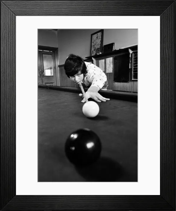Framed Print : John Parrott, Snooker Player, 15th April 1978. Aged 13 years old Framed Print : John Parrott, Snooker Player, 15th April 1978. Aged 13 years old