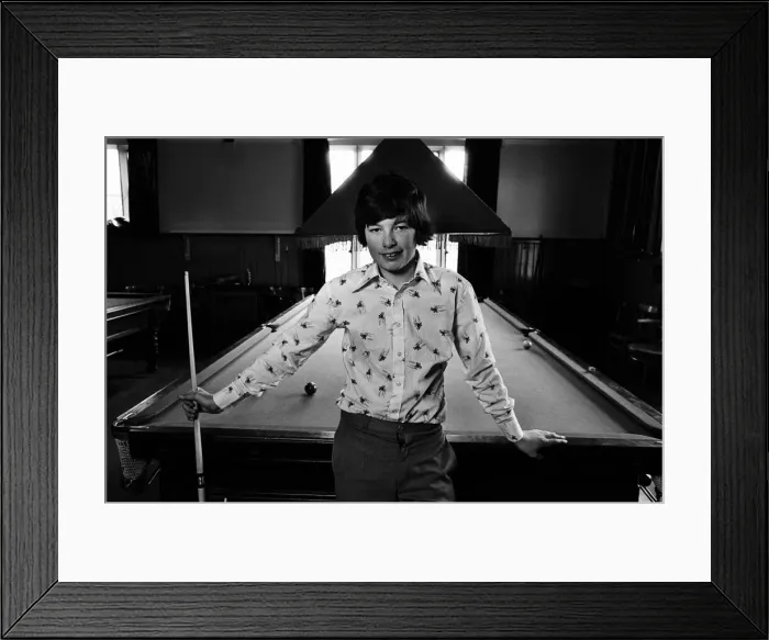 Framed Print : John Parrott, Snooker Player, 15th April 1978. Aged 13 years old Framed Print : John Parrott, Snooker Player, 15th April 1978. Aged 13 years old