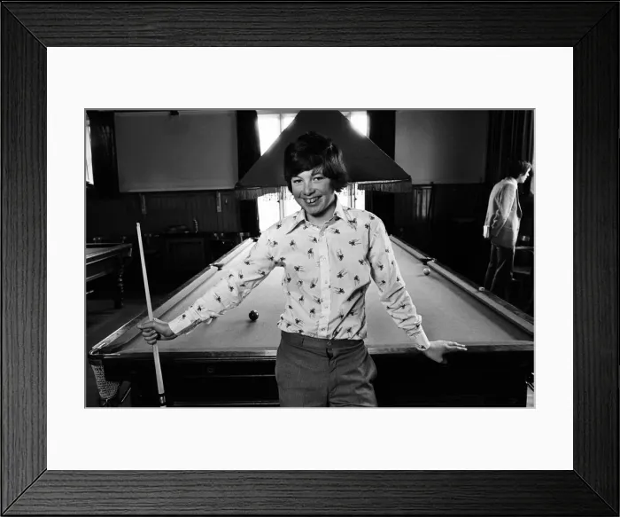 Framed Print : John Parrott, Snooker Player, 15th April 1978. Aged 13 years old Framed Print : John Parrott, Snooker Player, 15th April 1978. Aged 13 years old