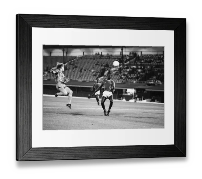 Framed Print : Coventry City v Zimbabwe, Pre Season Friendly at Highfield Road, Friday 19th August 1983