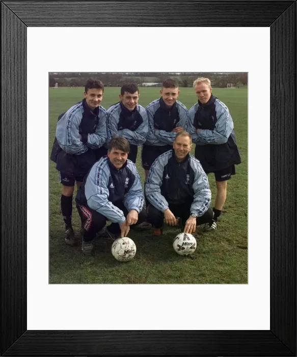 Framed Print : Birmingham City Youth Academy feature. Pictured front are Bob Latchford