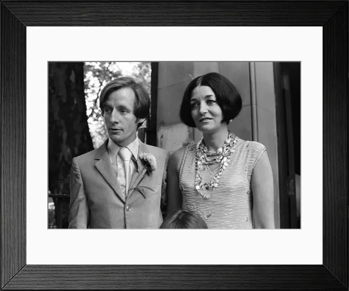 Framed Print : Maxime de la Falaise, weds John McKendry, Curator of Prints at the Metropolitan Museum in Framed Print : Maxime de la Falaise, weds John McKendry, Curator of Prints at the Metropolitan Museum in