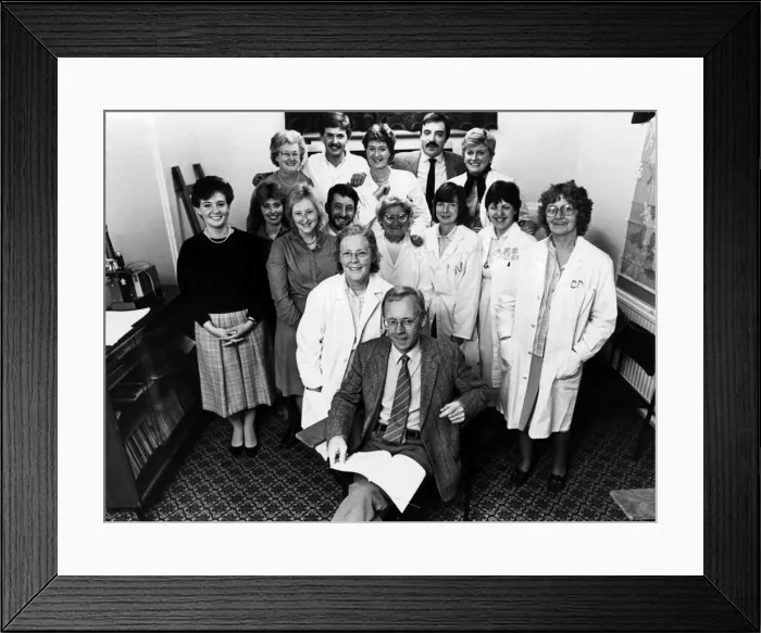 Framed Print : Queen Elizabeth Hospital, Sheriff Hill, Gateshead, England. 23rd September 1986 Framed Print : Queen Elizabeth Hospital, Sheriff Hill, Gateshead, England. 23rd September 1986