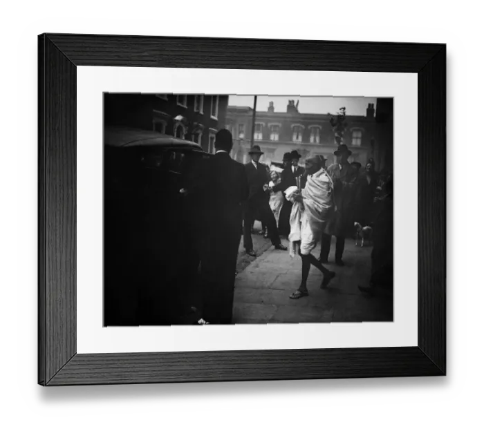 Framed Print : Mohandas Mahatma'Gandhi, leader of the Indian independence movement in