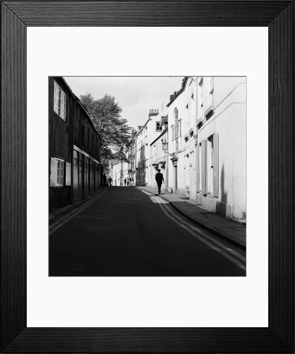 Framed Print : Street scene in Durham City, County Durham. 24th May 1969 Framed Print : Street scene in Durham City, County Durham. 24th May 1969