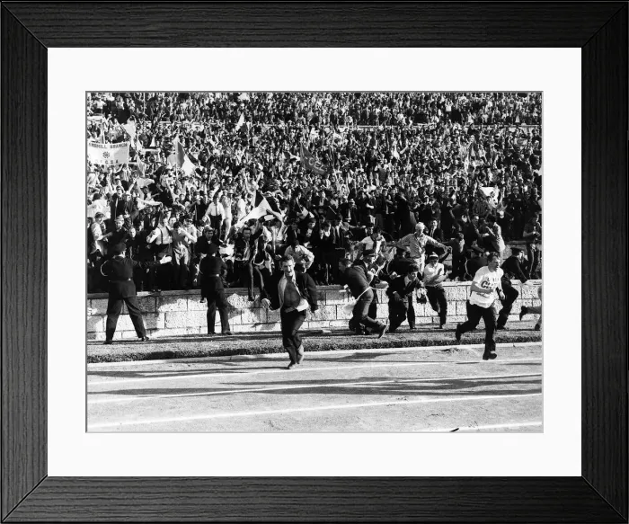 Framed Print : 1967 European Cup Final held at the Estadio Nacional in Lisbon, Portugal