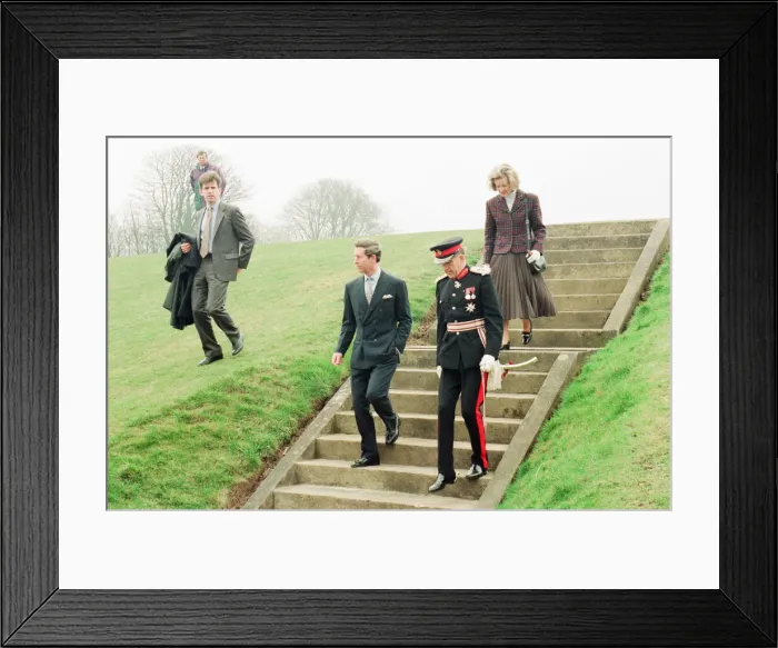 Framed Print : Prince Charles visits Rosecroft Secondary School, Loftus, Saltburn-By-the-Sea Framed Print : Prince Charles visits Rosecroft Secondary School, Loftus, Saltburn-By-the-Sea