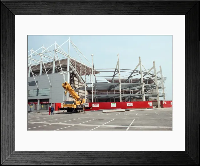 Framed Print : Riverside Football Stadium, the home of Middlesbrough F. C. in Middlesbrough Framed Print : Riverside Football Stadium, the home of Middlesbrough F. C. in Middlesbrough