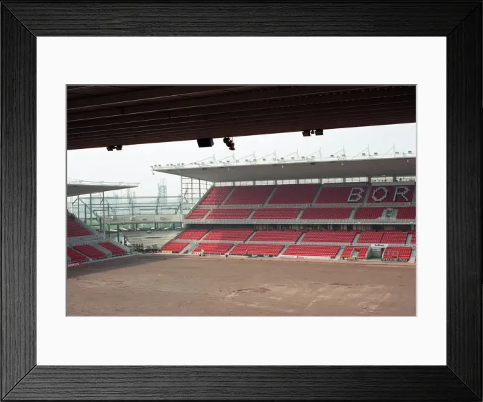 Framed Print : Riverside Football Stadium, the home of Middlesbrough F. C. in Middlesbrough