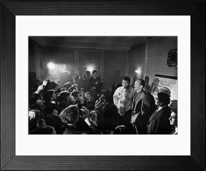 Framed Print : American world champion heavyweight boxer Muhammad Ali (formerly Cassius Clay