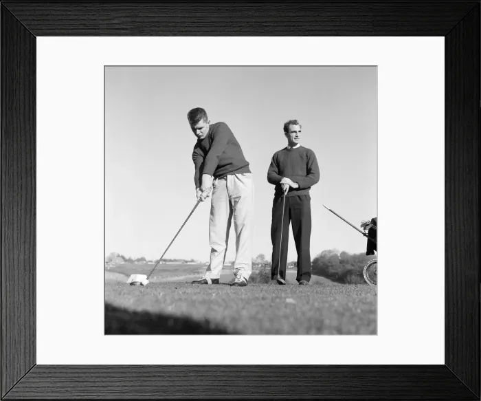 Framed Print : Reading FC 1959 / 60. Football Players. 11th November 1959. Playing Golf Framed Print : Reading FC 1959 / 60. Football Players. 11th November 1959. Playing Golf