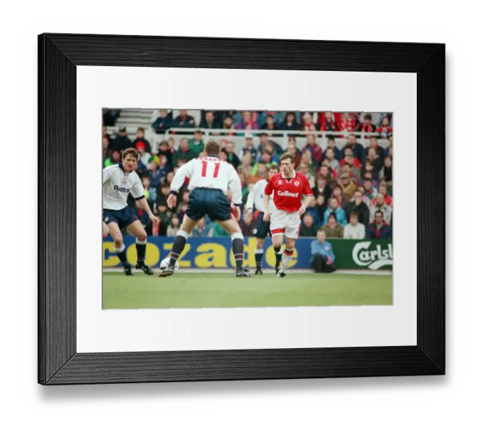 Framed Print : Middlesbrough v Bolton Wanderers, Premier League, final score 4-1 to Bolton Wanderers
