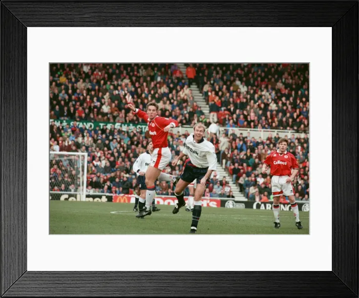 Framed Print : Middlesbrough v Bolton Wanderers, Premier League, final score 4-1 to Bolton Wanderers