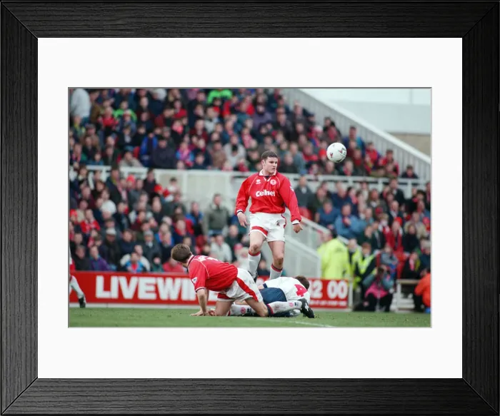 Framed Print : Middlesbrough v Bolton Wanderers, Premier League, final score 4-1 to Bolton Wanderers