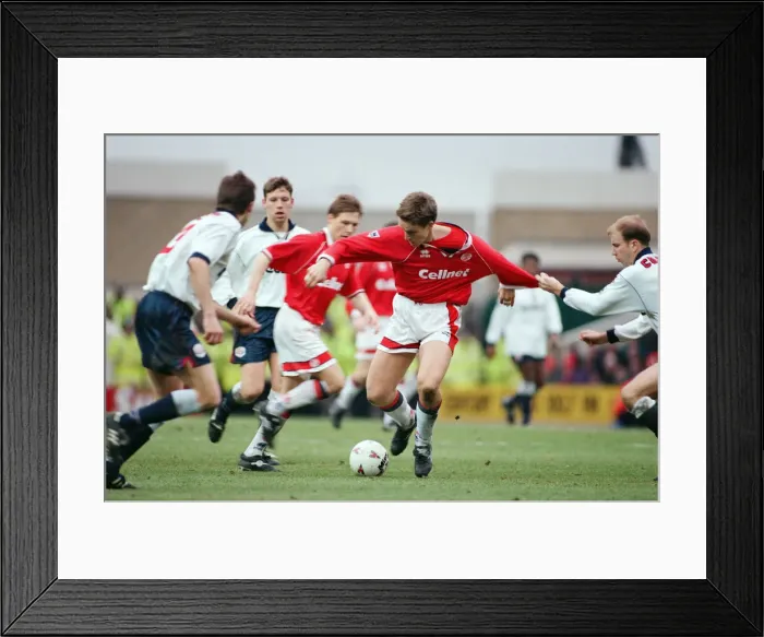 Framed Print : Middlesbrough v Bolton Wanderers, Premier League, final score 4-1 to Bolton Wanderers Framed Print : Middlesbrough v Bolton Wanderers, Premier League, final score 4-1 to Bolton Wanderers