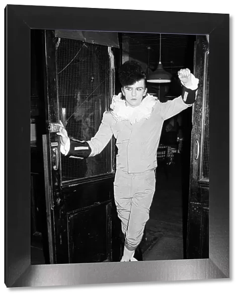 Steve Strange at the Blitz Club in Covent Garden. 13th February 1980