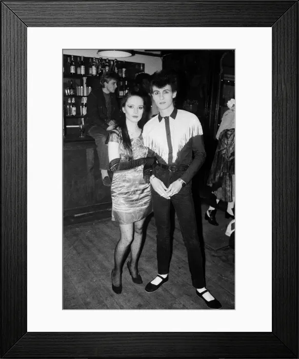 Framed Print : The Blitz Club in Covent Garden. 13th February 1980 Framed Print : The Blitz Club in Covent Garden. 13th February 1980