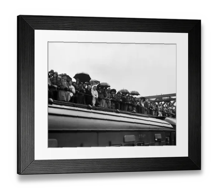 Framed Print : Visit of Mohandas Mahatma'Gandhi, leader of the Indian independence movement
