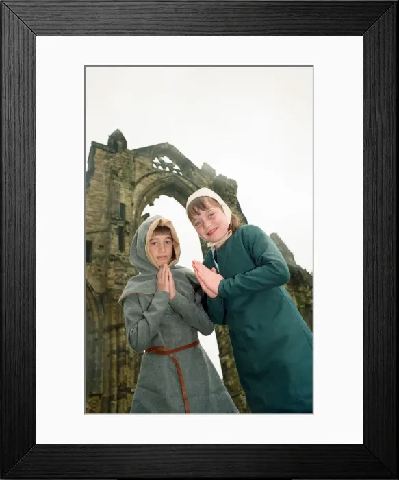 Framed Print : Half-term activities for children at Gisborough Priory organised by Margrove Heritage Framed Print : Half-term activities for children at Gisborough Priory organised by Margrove Heritage