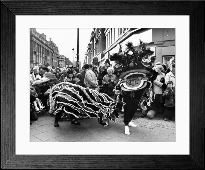Framed Print : Hundreds of people helped Newcastles Chinese community celebrate a new year Framed Print : Hundreds of people helped Newcastles Chinese community celebrate a new year