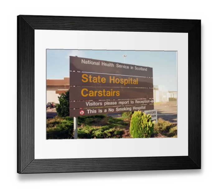 Framed Print : Carstairs State Hospital, a psychiatric hospital in Carstairs, South Lanarkshire
