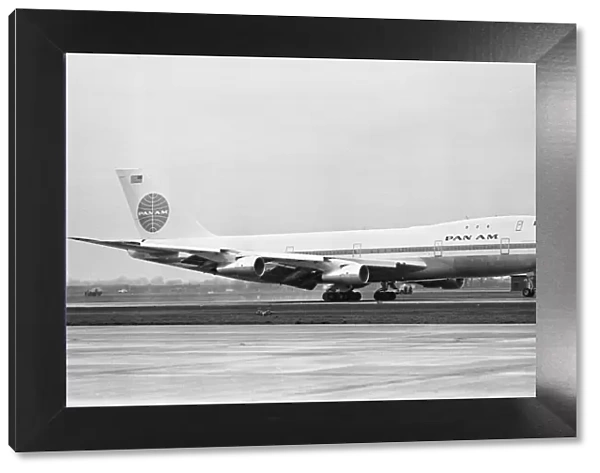 The arrival of the first Boeing 747 Jumbo Jet at Heathrow Airport