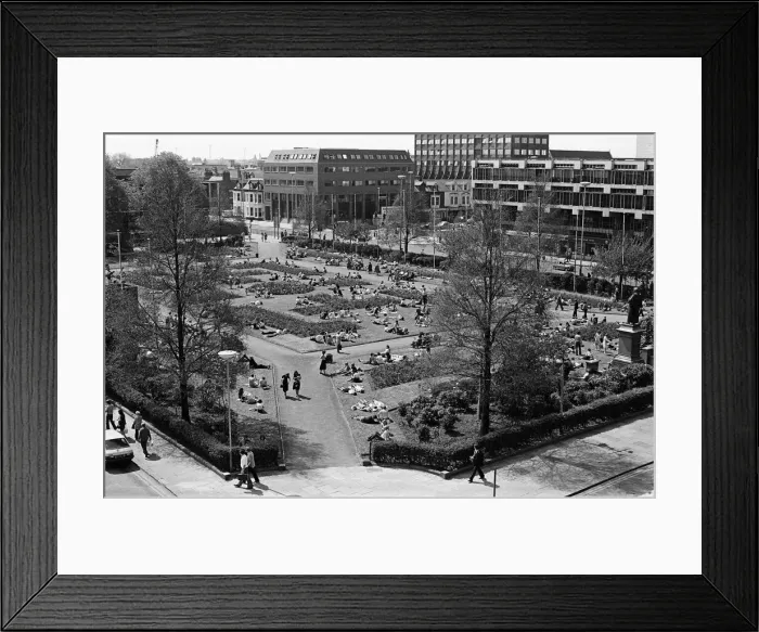 Framed Print : Victoria Square, Middlesbrough. 19th May 1980 Framed Print : Victoria Square, Middlesbrough. 19th May 1980