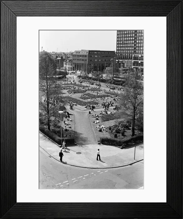Framed Print : Victoria Square, Middlesbrough. 19th May 1980
