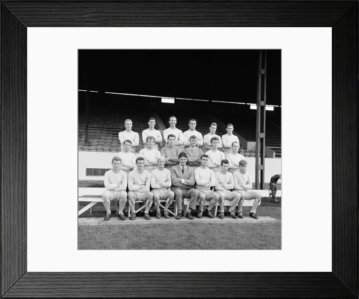 Framed Print : Coventry City FC 1963 / 64. Pre Season Photo-call, August 1963. Jimmy Hill, Manager Framed Print : Coventry City FC 1963 / 64. Pre Season Photo-call, August 1963. Jimmy Hill, Manager