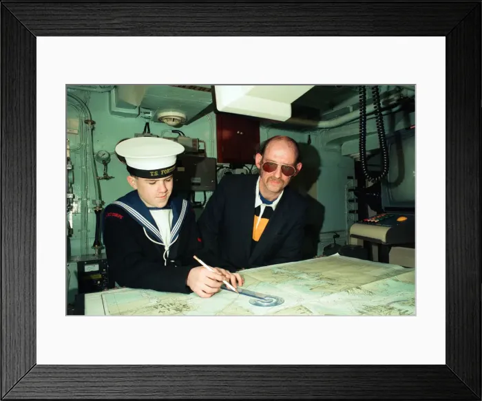 Framed Print : HMS Kellington, berthed at Stockton Quayside is now open to the public Framed Print : HMS Kellington, berthed at Stockton Quayside is now open to the public