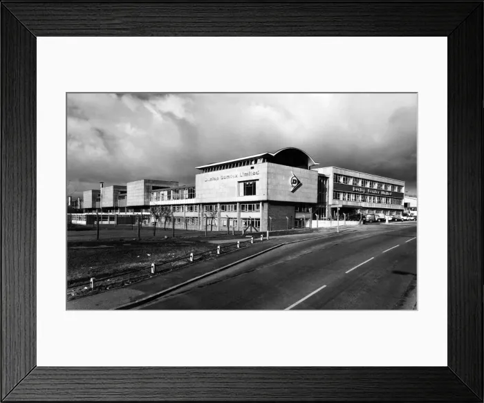 Framed Print : Dunlop Semtex factory, Brynmawr. 17th May 1967 Framed Print : Dunlop Semtex factory, Brynmawr. 17th May 1967