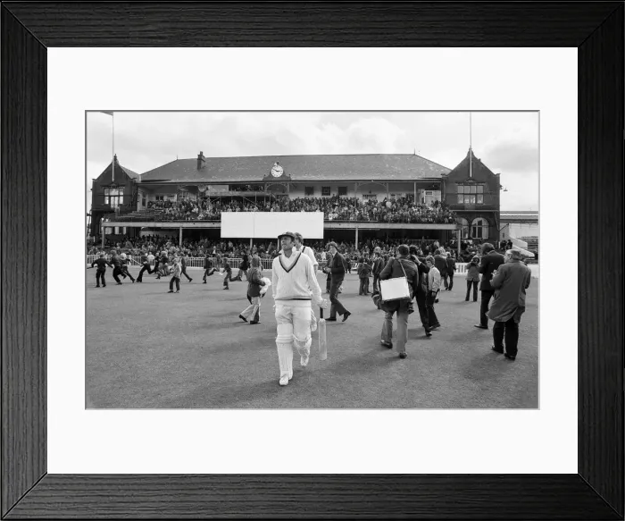 Framed Print : The final first class match to be held at Bramall Lane, Sheffield